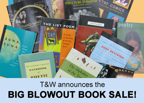 Teachers & Writers Collaborative book sale!